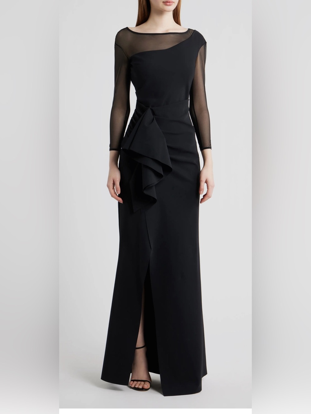 Aroma Illusion Ruffle Mermaid Gown
Chiara Boni La Petite Robe size 50/12US